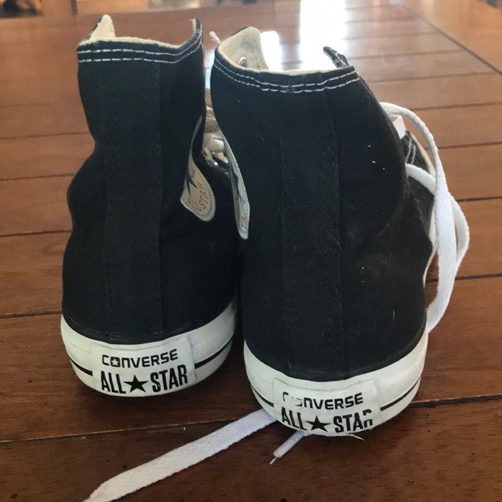 High top black converse
